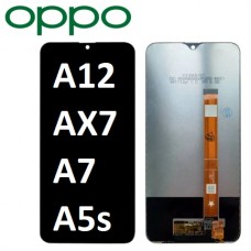 OPPO A12 / A7 / A5s // Realme 3 / 3i (4G) (2019) LCD and touch screen (Original Service Pack)(NF) [Black] O-117